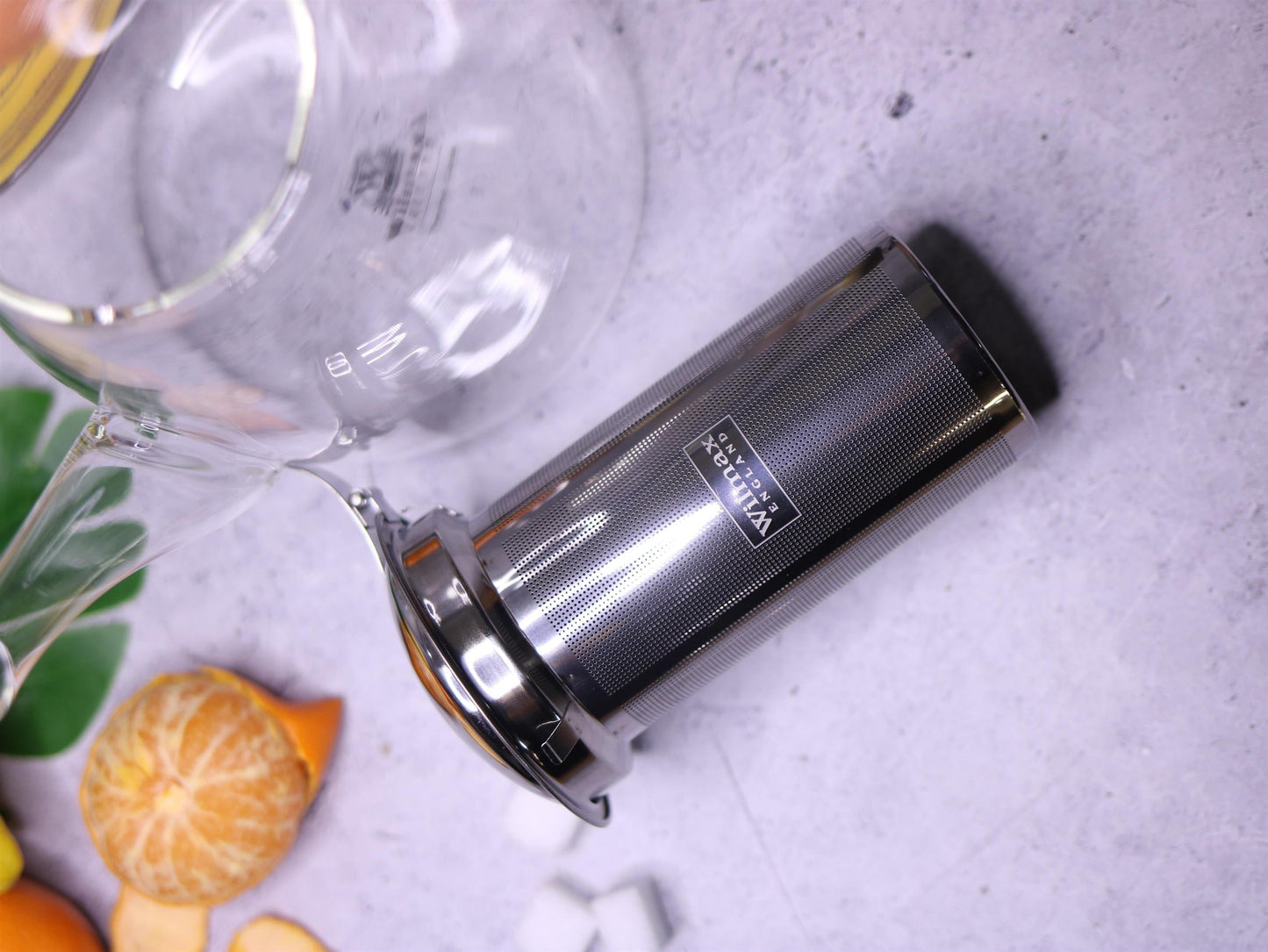 Wilmax England Teekanne mit Edelstahlfilter, 600 ml, Borosilikatglas WL-888807/A