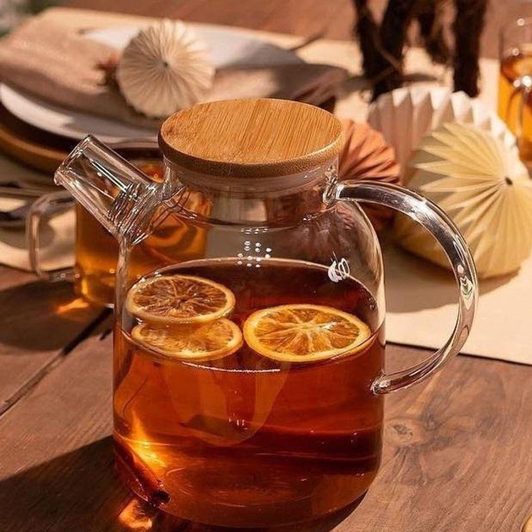 Wilmax England Teekanne, 1600 ml, Borosilikatglas, WL-888811/A