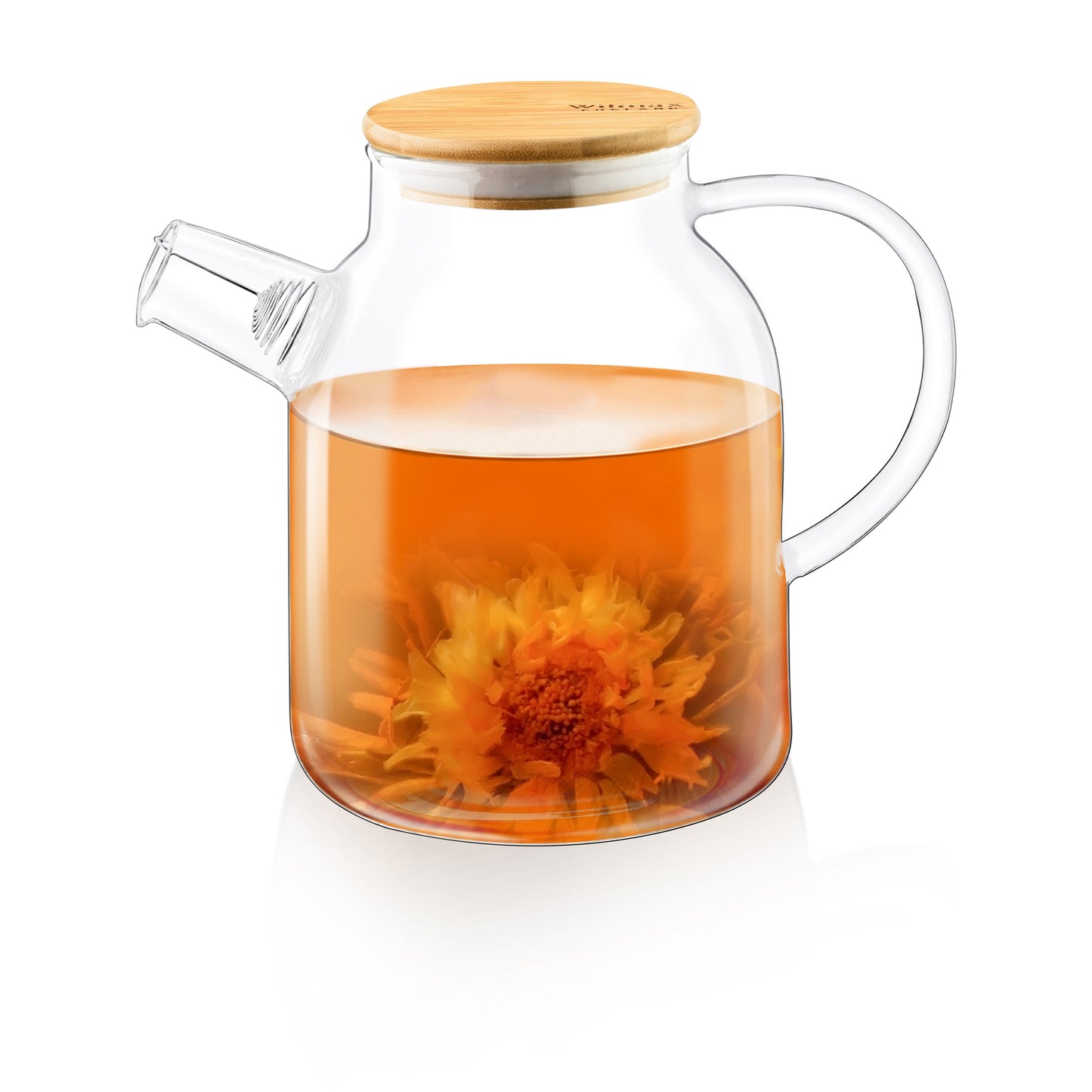 Wilmax England Teekanne, 1600 ml, Borosilikatglas, WL-888811/A