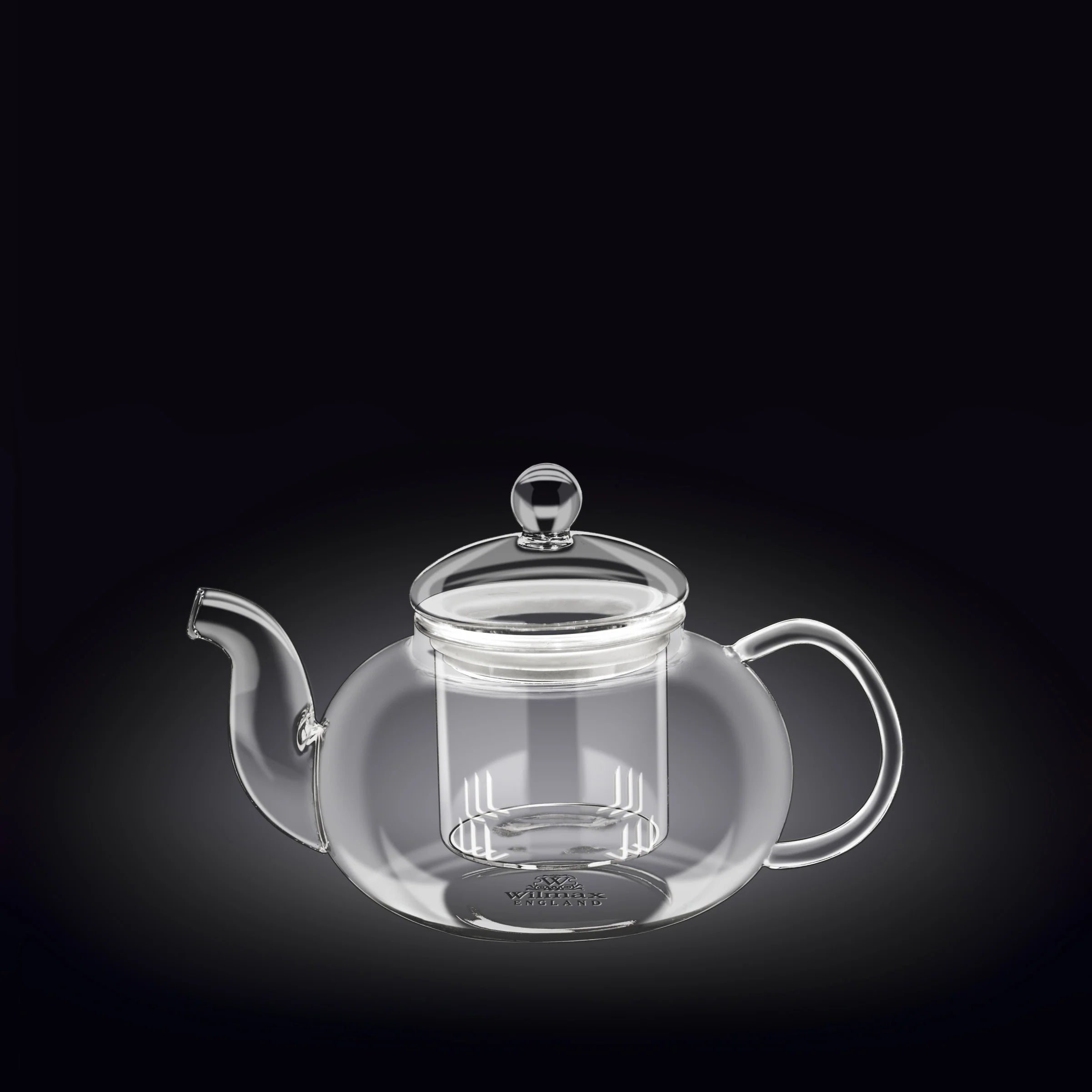 Wilmax Theepot van Glas 700 ml met Deksel Transparant
