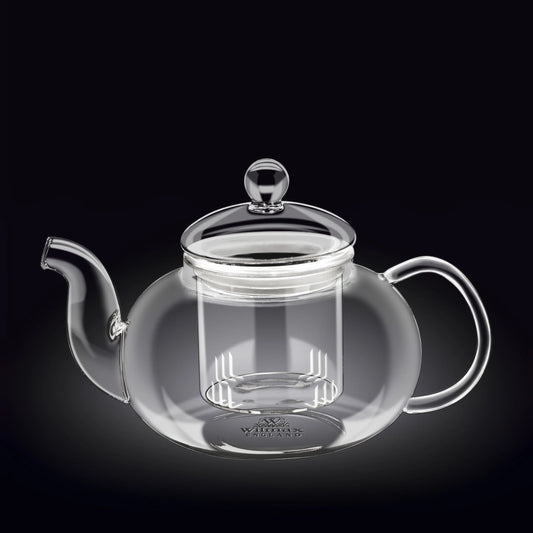 Wilmax England Glazen Theepot 900ml met Deksel Transparant