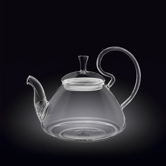 Wilmax Theepot 800 ml Borosilicaatglas met Veerfilter WL-888817/A