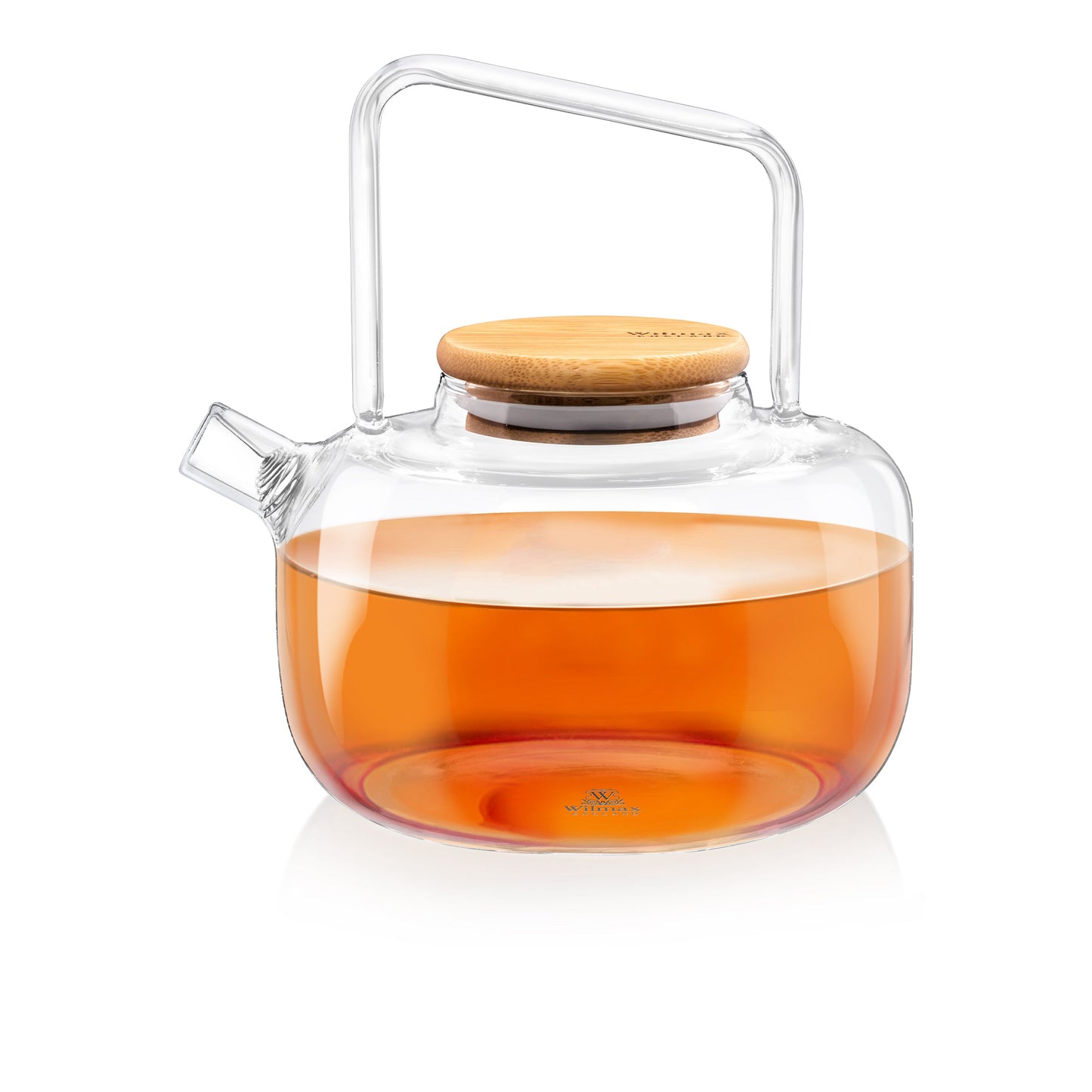 Wilmax Theepot 1000 ml | Filter & Bamboe deksel WL-888821/A