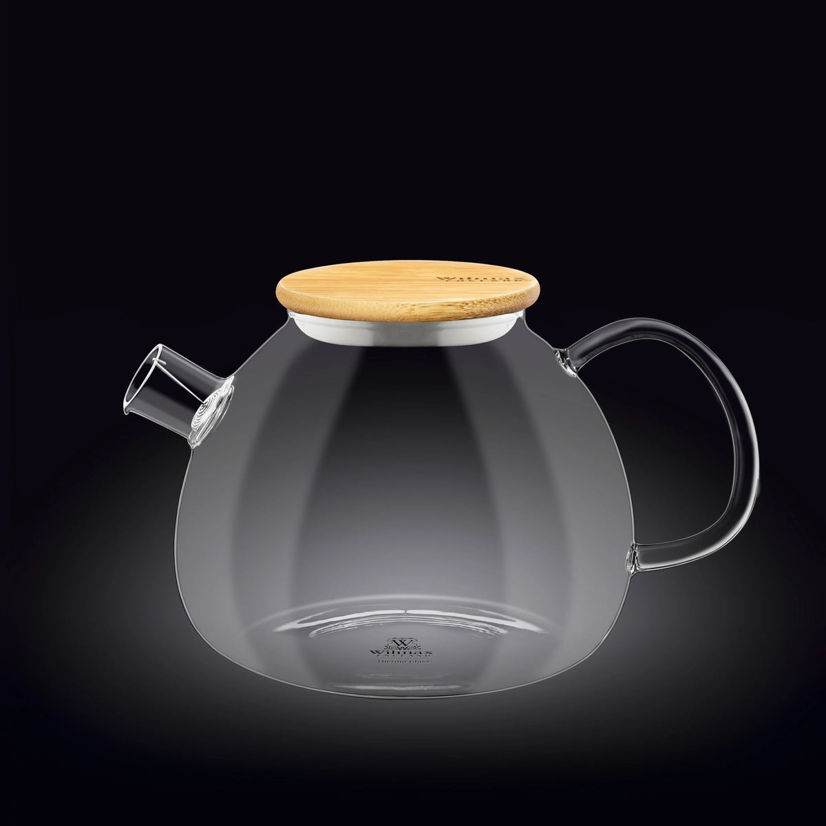 Wilmax Theepot 1500ml veervilter bamboe deksel
