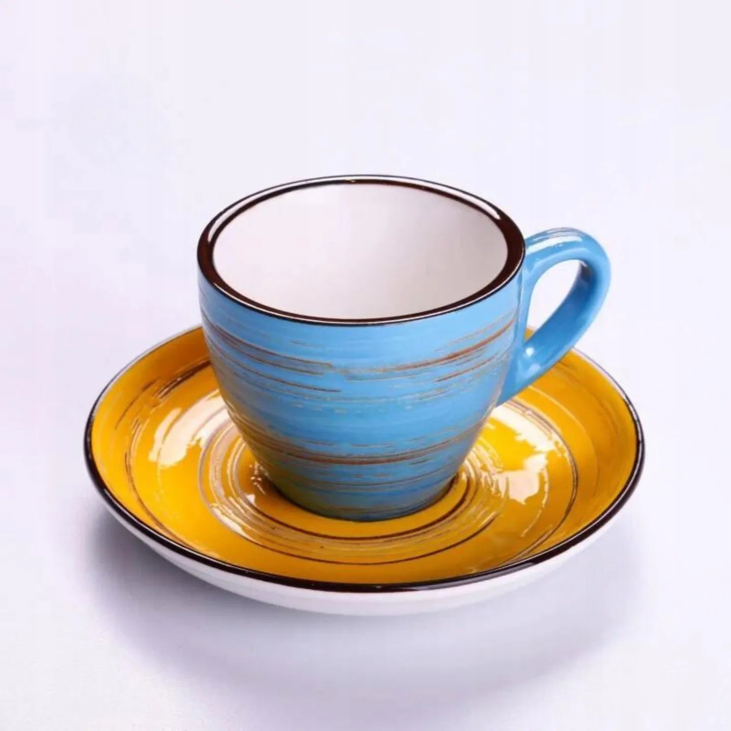 Wilmax Espressokopje 110 ml Blauw Porselein
