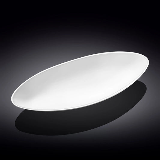 Wilmax Serveerplaat 40 cm van Porselein, Wit