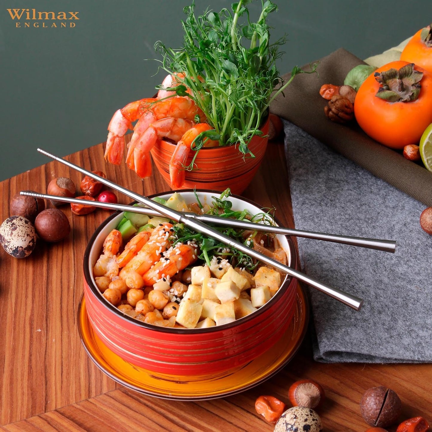 Wilmax Kaffeetasse, 300 ml, Orange, Porzellan, WL-669336/A