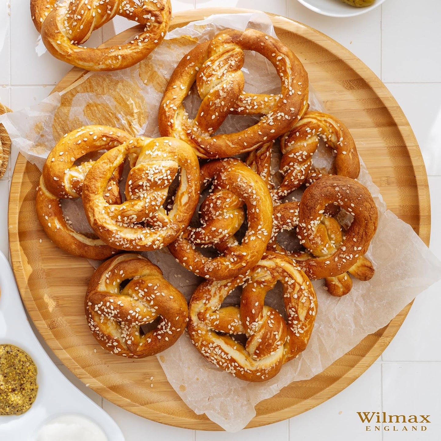 Wilmax Runder Bambusteller, 28 cm, Einzelstück, WL-771035/A