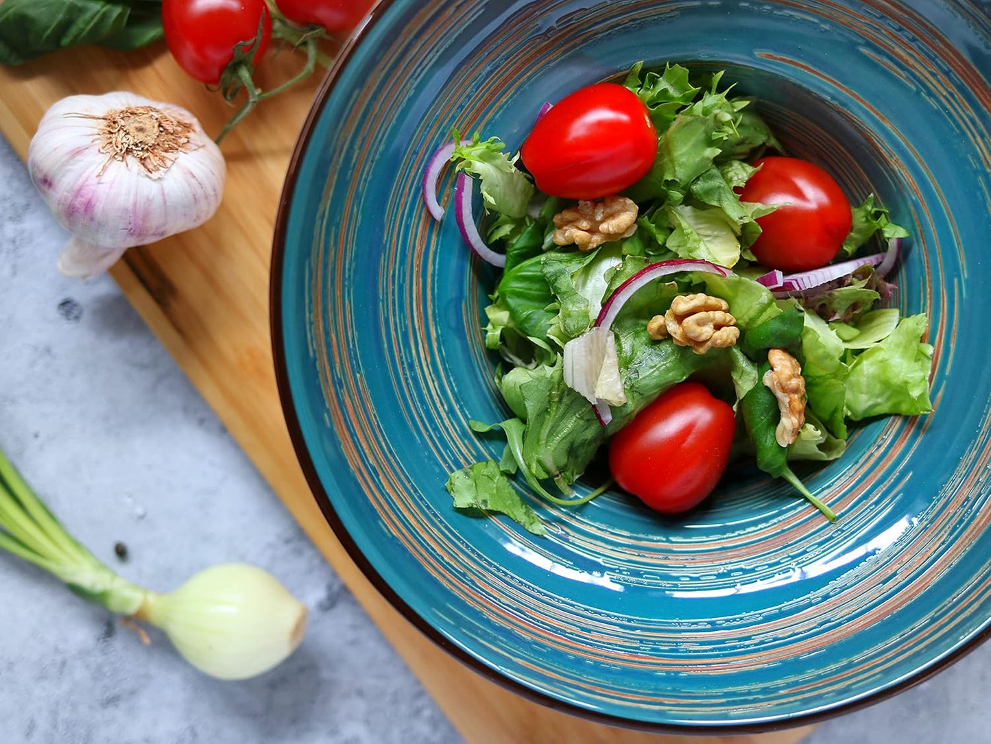 Wilmax Tiefe Porzellanplatte, 22,5 cm, 1100 ml, 2er Set, WL-669523/A2