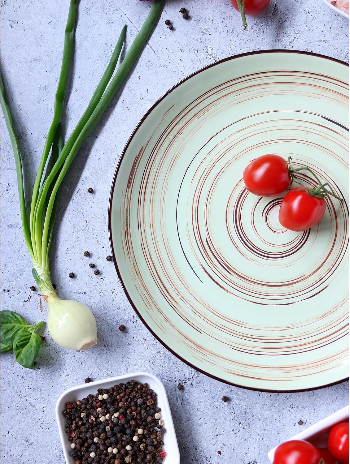 Wilmax Teller, 20 cm, Pistaziengrün, Porzellan, WL-669112/A