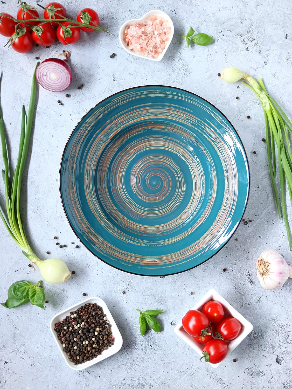 Wilmax Tiefer Teller, 25,5 cm, 350 ml, 2er Set, WL-669527/A