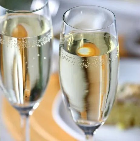 Wilmax England Champagnefluiten Kristalglas - 6 stuks