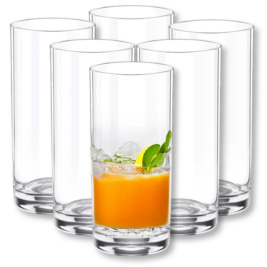 Wilmax England Longdrinkglas 390 ml Kristalglas 6 stuks