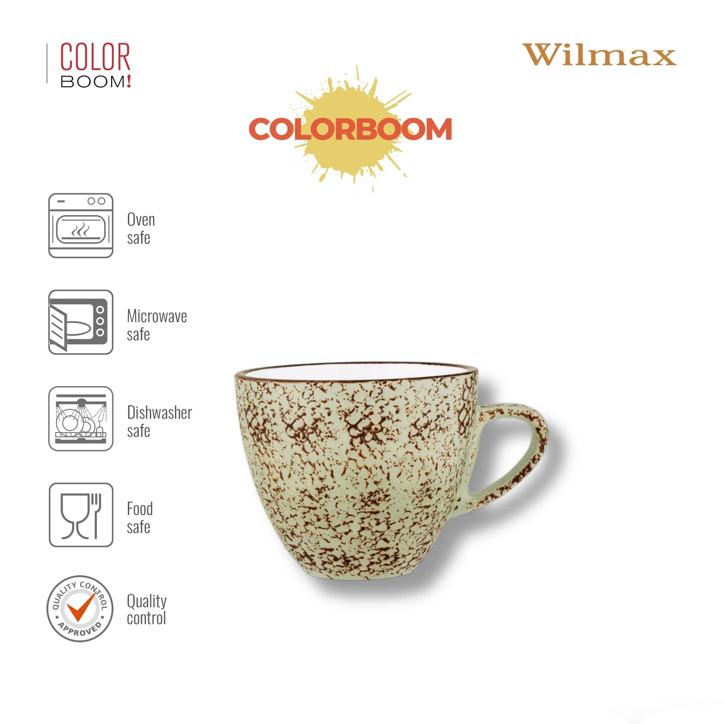 Wilmax England Kopje 300 ml Pistache Porselein