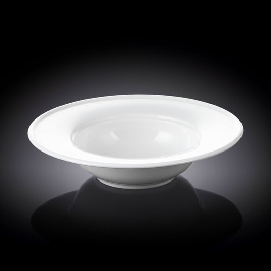 Wilmax England Diep bord 23 cm 395 ml van porselein, Wit WL-991020/A