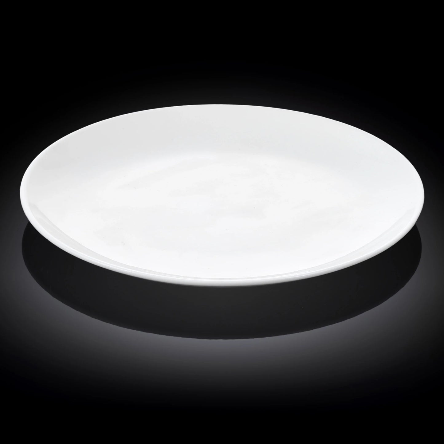 Wilmax Porzellanplatte, rund mit gerolltem Rand, 30,5 cm, WL-991024/A