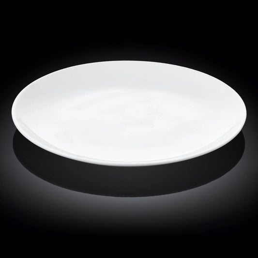 Wilmax Porzellanplatte, rund mit gerolltem Rand, 30,5 cm, WL-991024/A