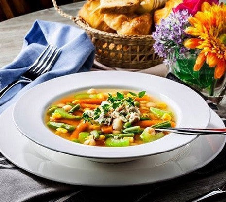 Wilmax Porzellan Suppenteller, 23 cm, 450 ml – WL-991217/A