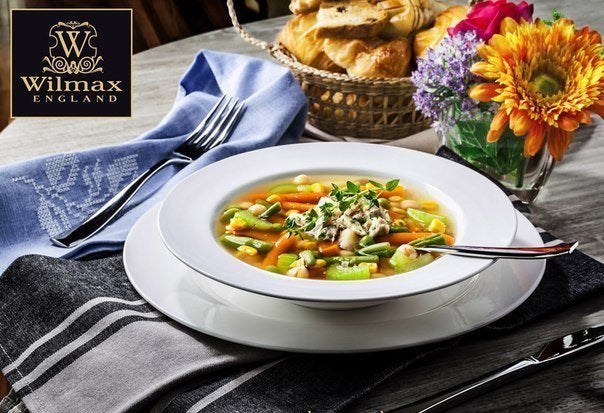 Wilmax Porzellan Suppenteller, 23 cm, 450 ml – WL-991217/A