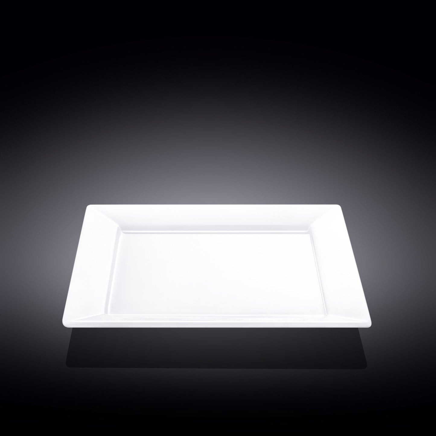 Wilmax Eetbord 25 x 25 cm van Porselein, Wit WL-991223/A