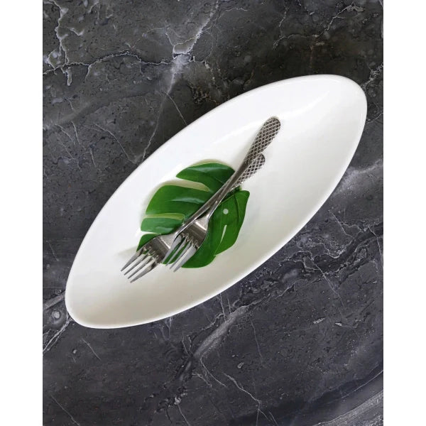 Wilmax Porzellanplatte, oval, 40 cm, WL-991363/A