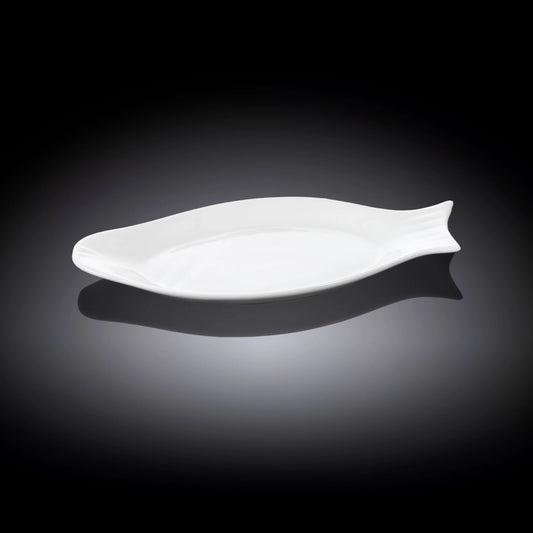 Wilmax Visschotel 25.5 cm van porselein Wit WL-992007/A