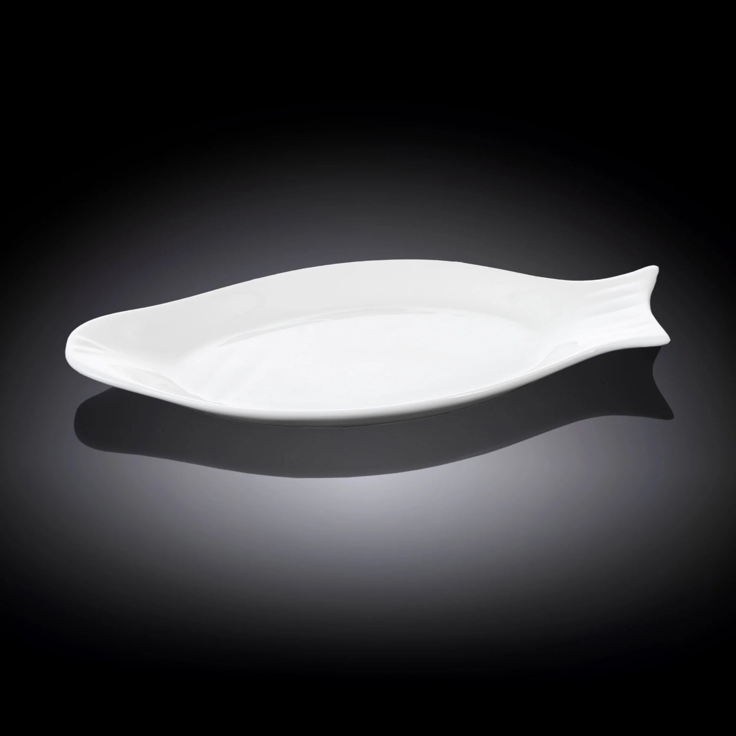 Wilmax Visschaal 31.5 cm van Porselein Wit WL-992008/A