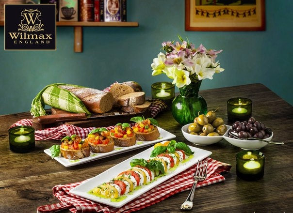 Wilmax Sushi- und Canapé-Platte, rechteckig, 35,5 x 14 cm, WL-992016/A