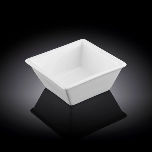 Wilmax Schaal 150 ml 9,5 cm van Porselein, Wit WL-992495/A