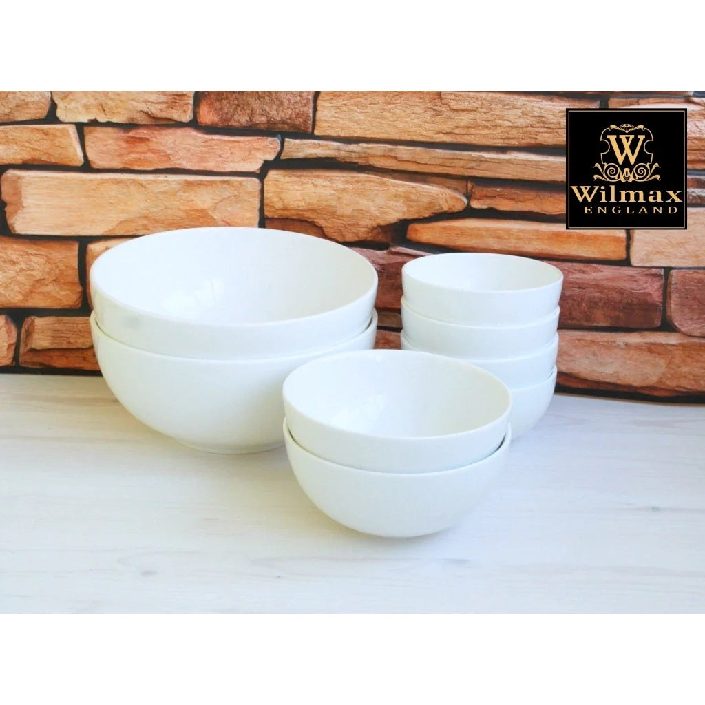 Wilmax Porzellanschale 1700 ml, Weiß, 2er Set, Ø20 cm WL-992564/A2