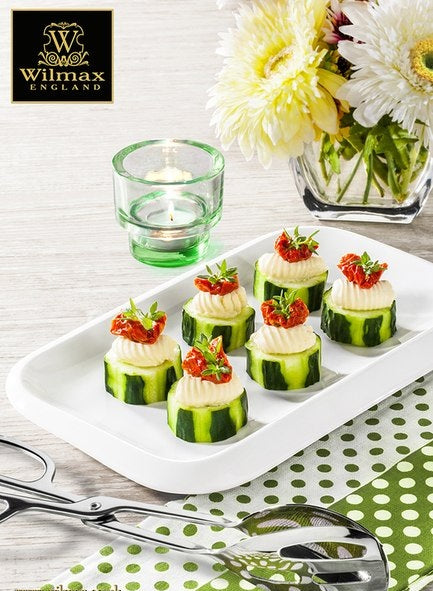 Wilmax Porzellan Servierplatte, 20 x 12 cm, WL-992659/A