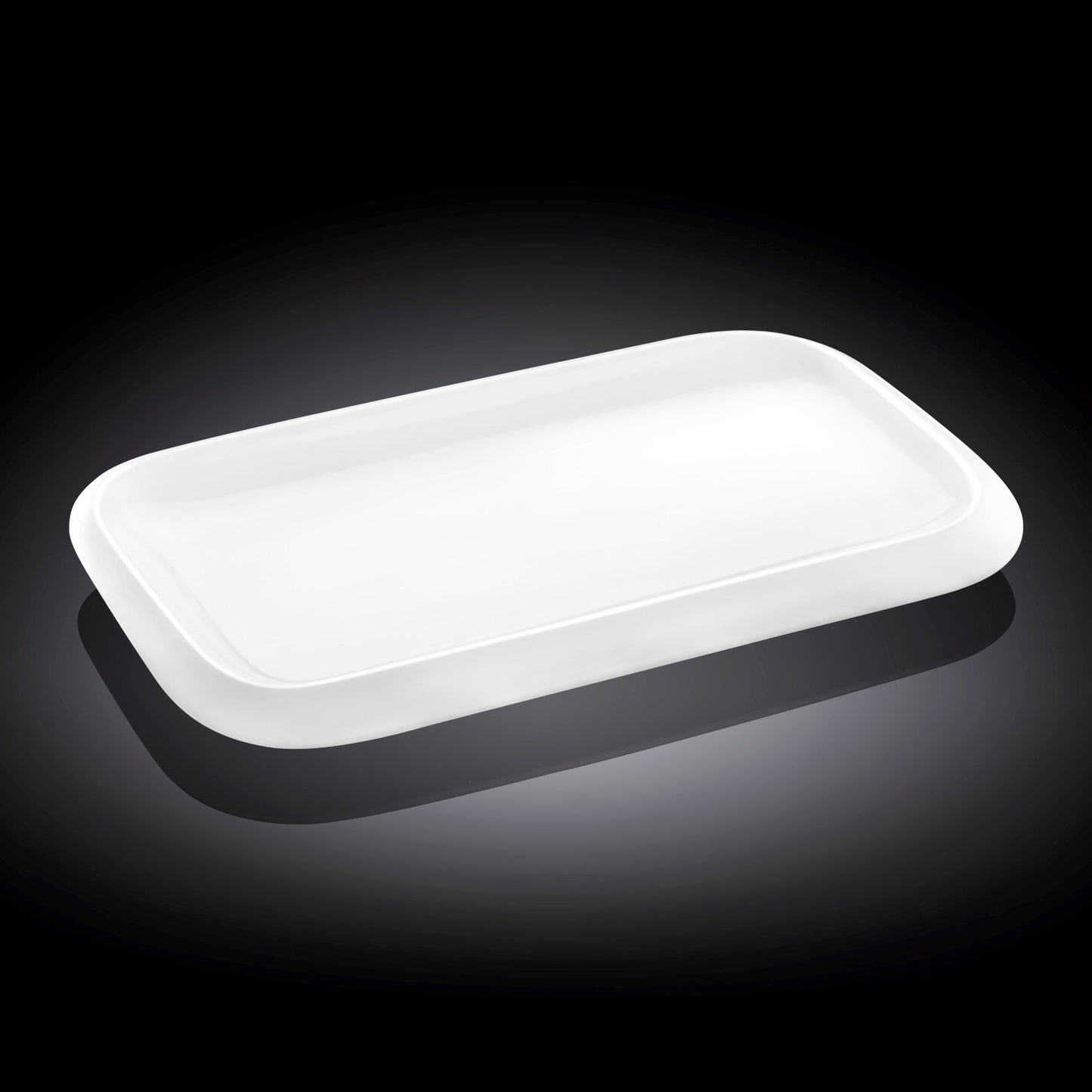 Wilmax Serveerplaat 25.5 x 15 cm van Porselein, Wit