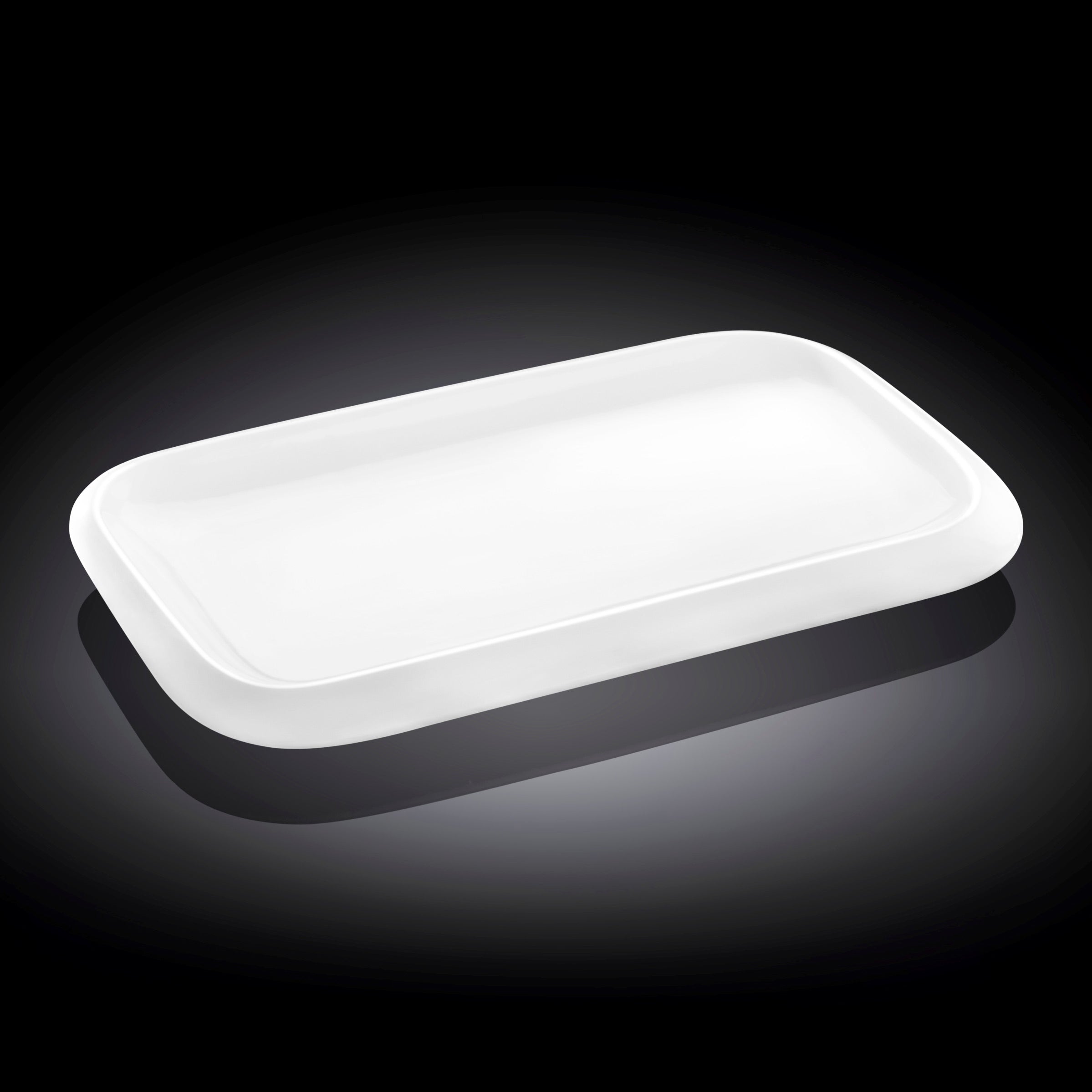 Wilmax Serveerplaat 25.5 x 15 cm van Porselein, Wit