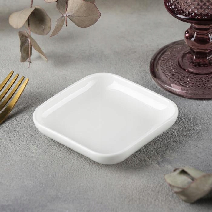 Wilmax England Schaal porselein 8.5x8.5cm Wit WL-992676/A