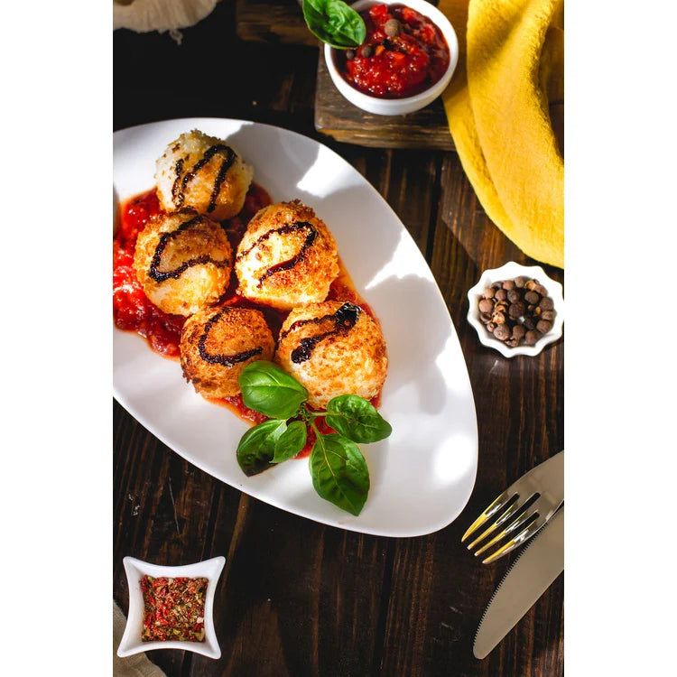 Wilmax Dreieckiger Servierteller 29 cm aus Porzellan WL-992796/A