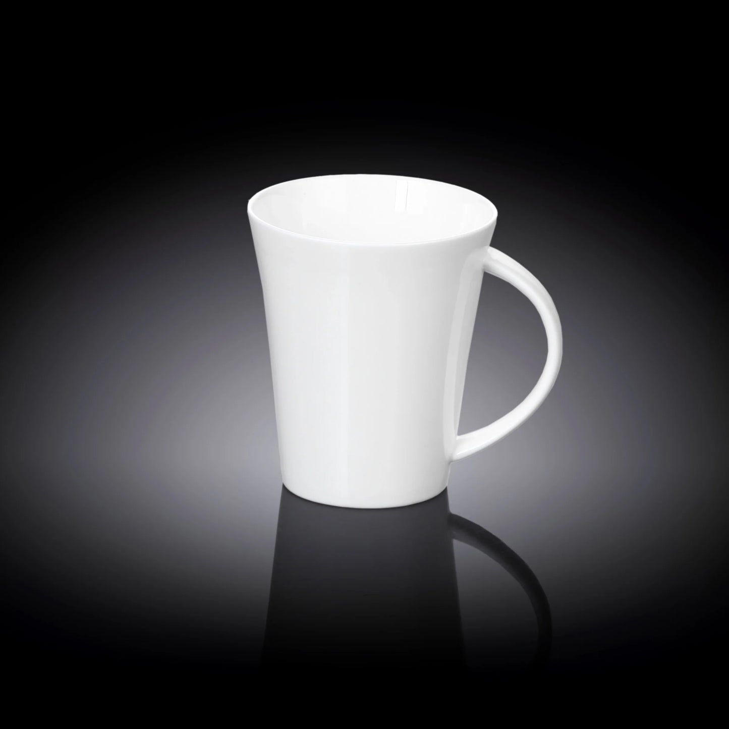 Wilmax Mugs 380 ml White Porcelain Set of 6 WL-993012/A6
