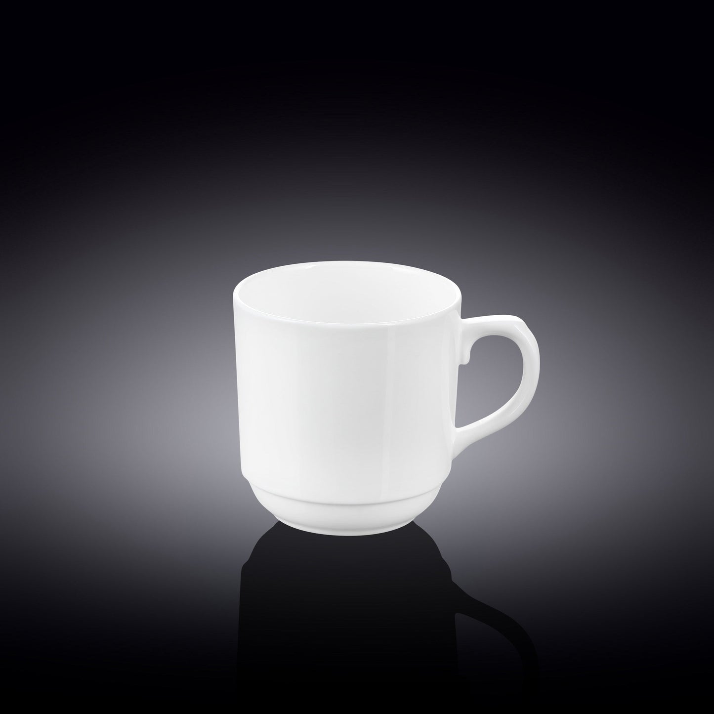 Wilmax Tasse 250 ml aus Porzellan, klassisches Design – WL-993017/A