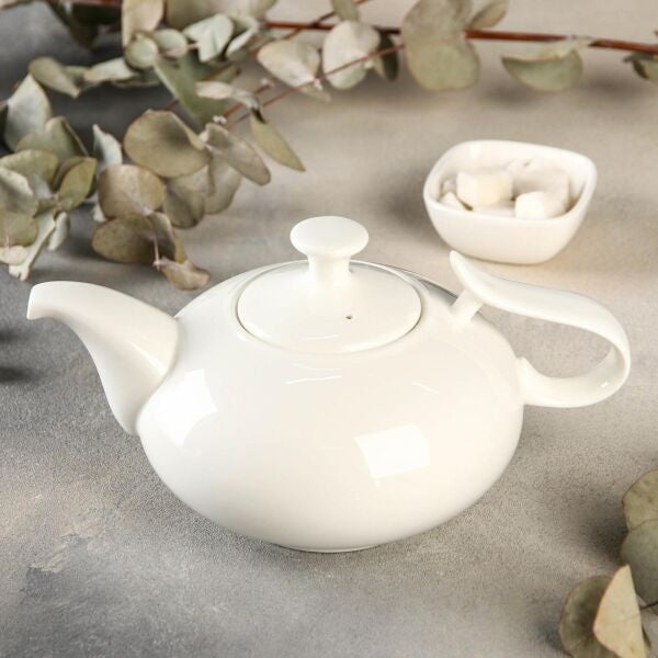 Wilmax England Theepot Wit Porselein 450ml | WL-994001/A