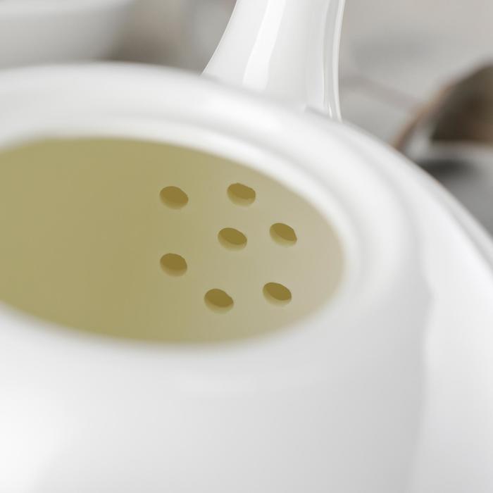 Wilmax Porzellan-Teekanne Weiß, 1,1 l – WL-994016/A