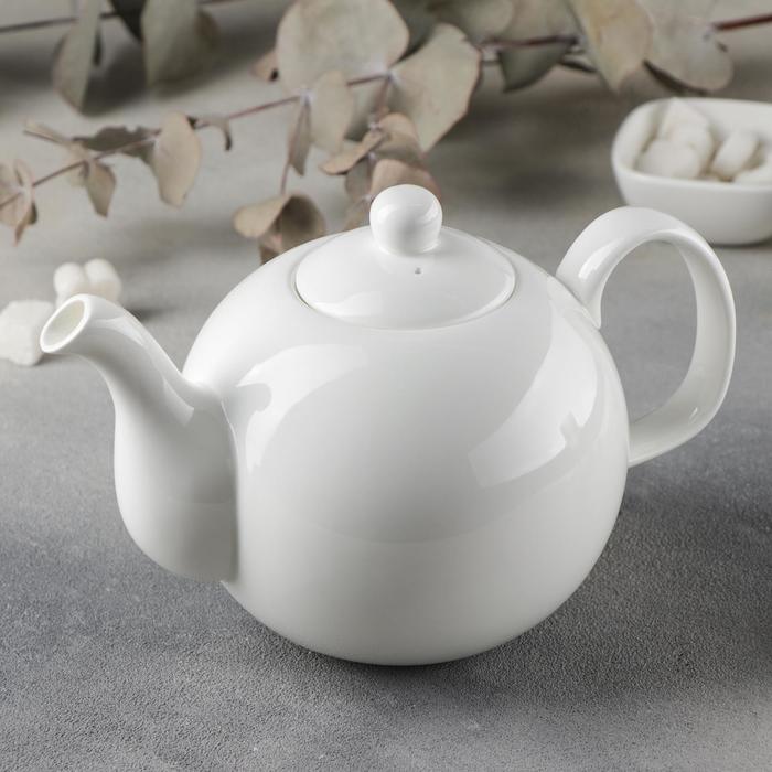 Wilmax England Theepot 1100ml Olivia Wit Porselein