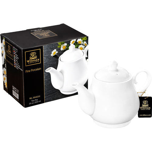 Wilmax Teapot 850 ml with filter White Porcelain WL-994020/1C