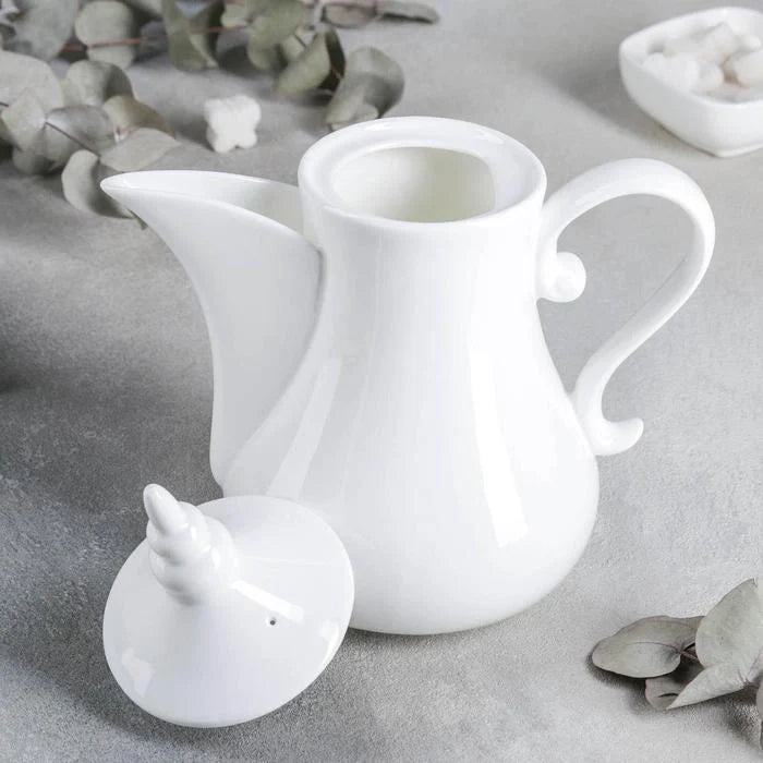 Wilmax Porzellan Kaffeekanne im arabischen Stil, 1 l – WL-994040/A