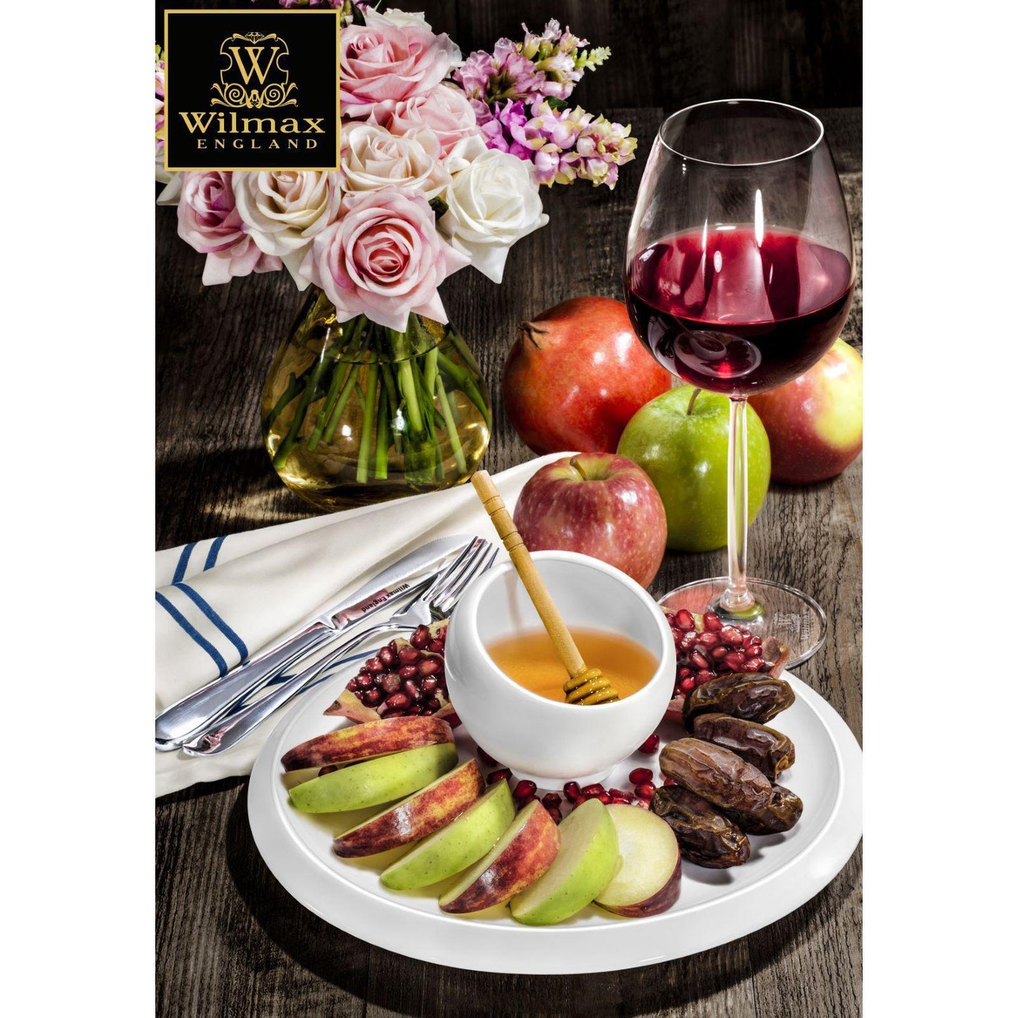 Wilmax Zucker-/Dessertschale Weiß 8.5 x 9 cm – Elegante Design – WL-995000/A