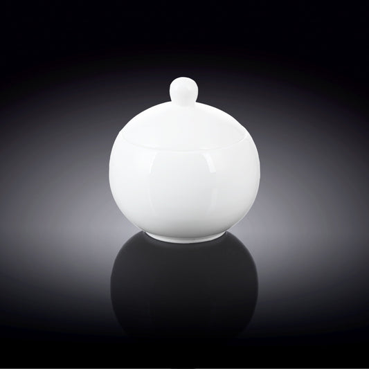 Wilmax Zuckerdose mit Deckel, 300 ml, Porzellan, WL-995001/1C