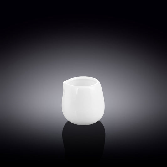 Wilmax Milchkännchen, Weiß, Porzellan, 50 ml – WL‑995002/A