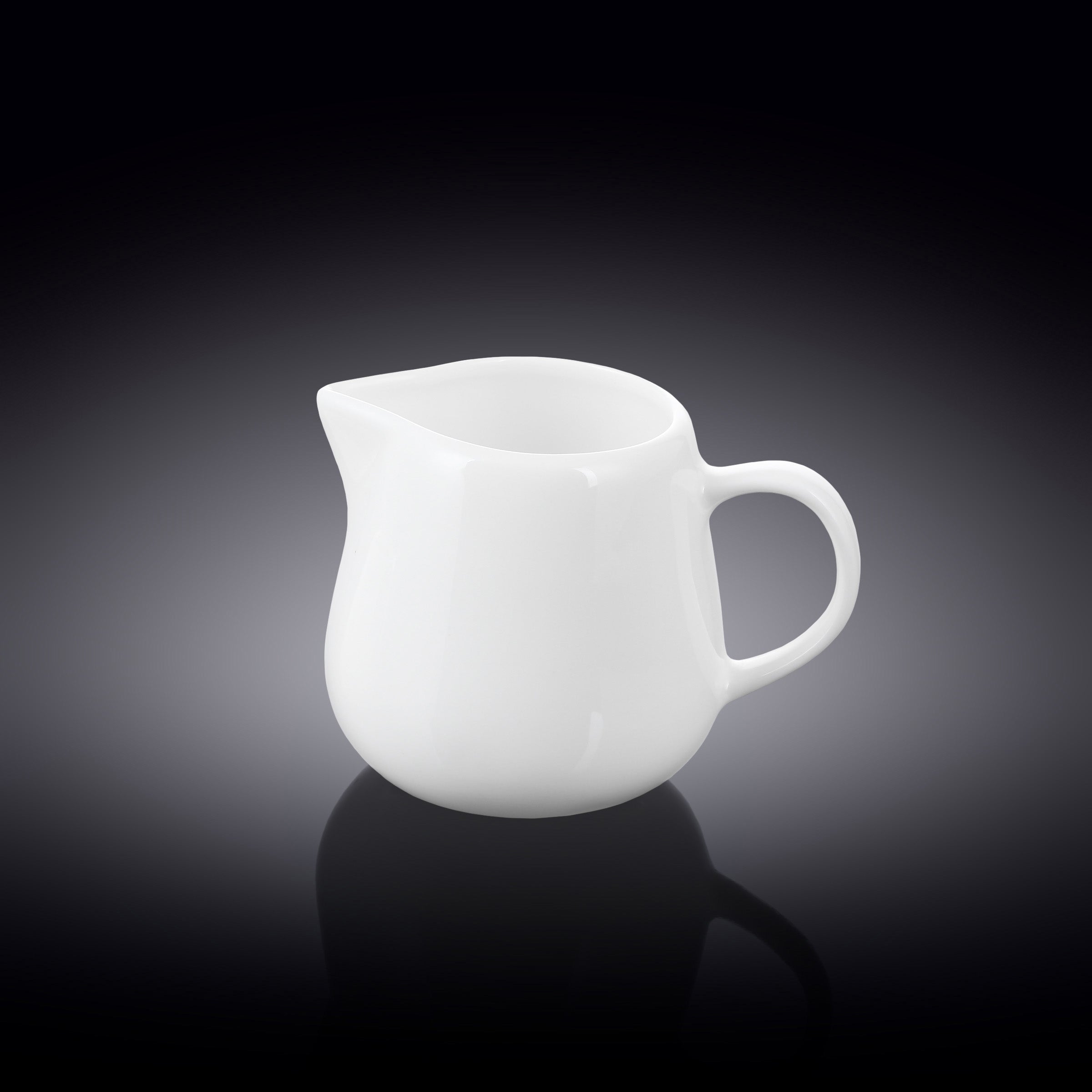 Wilmax England Melk- en roomkan 200 ml Wit Porselein WL-995005/A