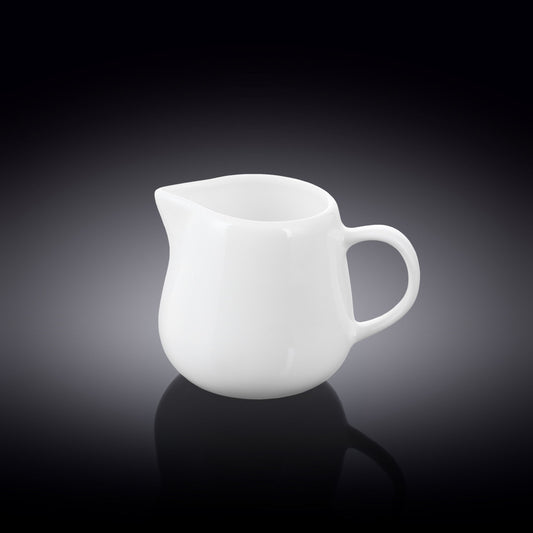Wilmax England Melk- en roomkan 200 ml Wit Porselein WL-995005/A