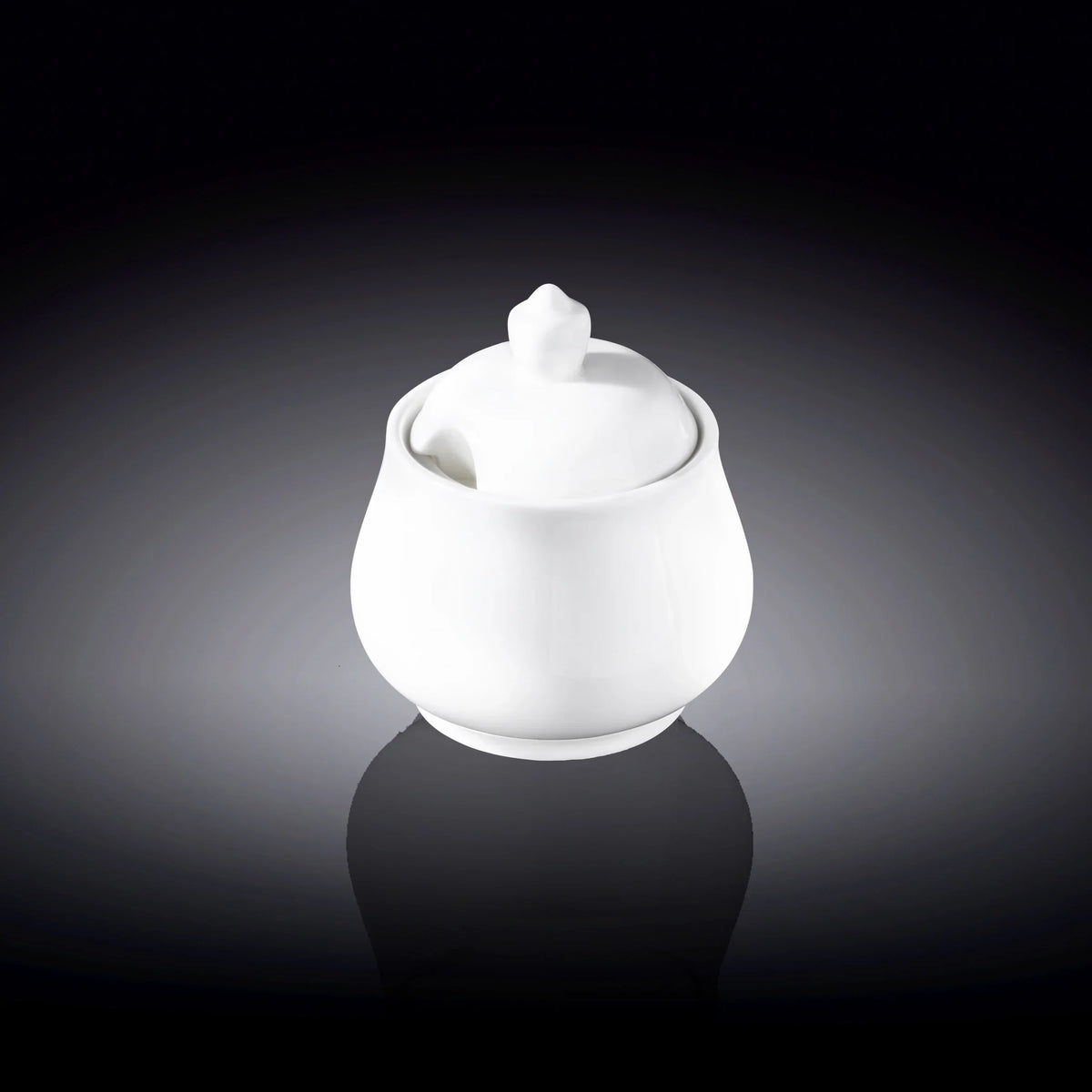 Wilmax Suikerpot met deksel 340 ml Wit Porselein