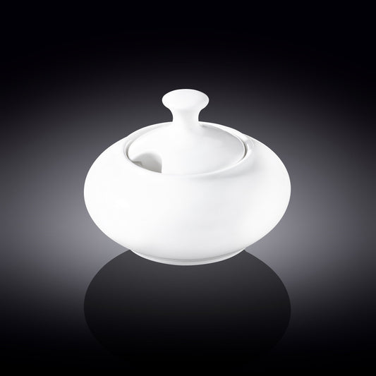 Wilmax Zuckerdose 550 ml aus feinem Porzellan mit Deckel WL-995030/A