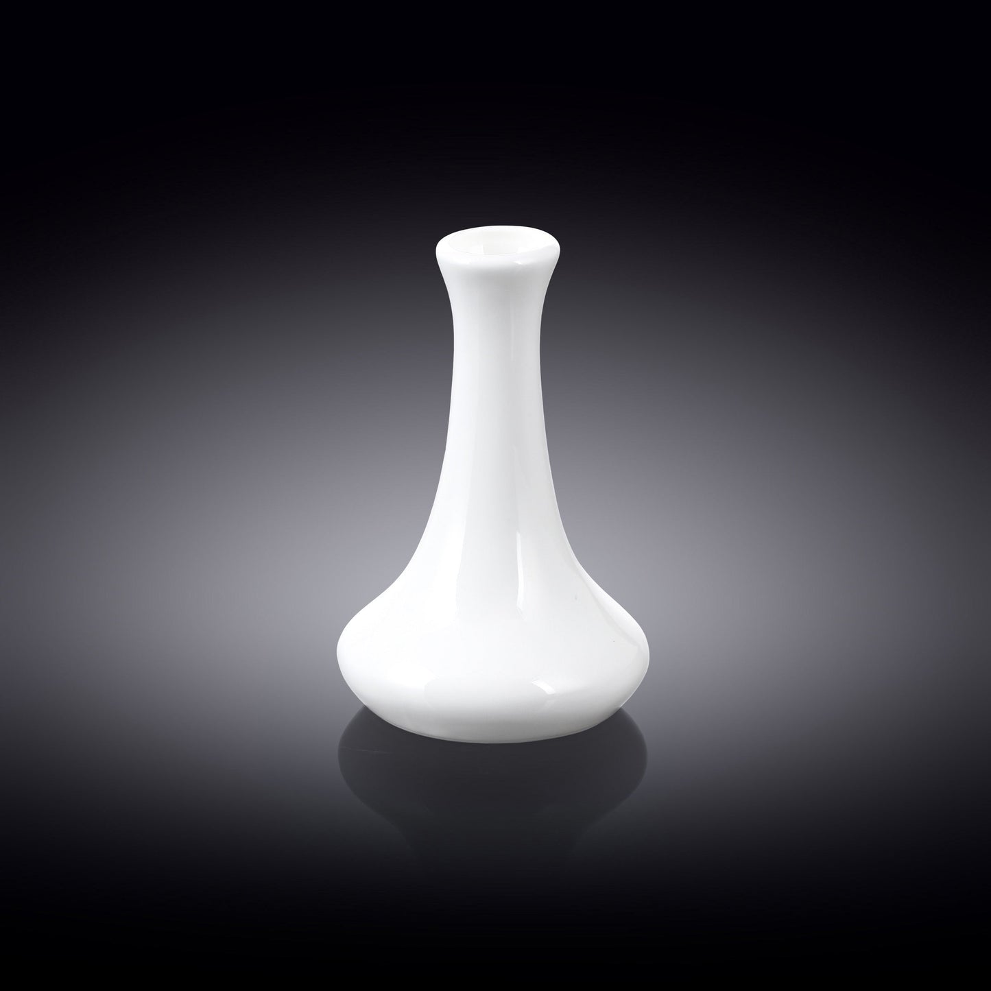 Wilmax Vase Weiß 9 x 14 cm – Elegante Porzellanvase für Tischdekoration – WL-996000/A